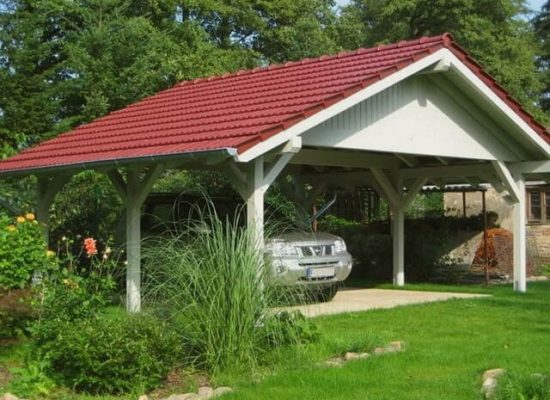 Двускатные навесы